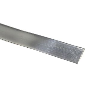 سلك إطار عادي 925 Sterling Silver Flat Strip (1/8 "× 28 Gauge x 1ft) - 1 شريط - لفن المجوهرات من Wizart