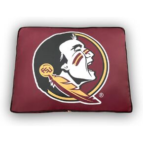 StadiumSpot Pet Bed - Soft Microfiber rPET Fill, Florida State Logo, Pillow Top, Orthopedic Support, Small/Medium, Rectangular (LG/XL)