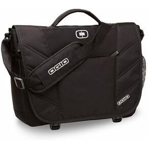 OGIO 417015 - Black Upton Computer Laptop Messenger Bag/Briefcase, Black