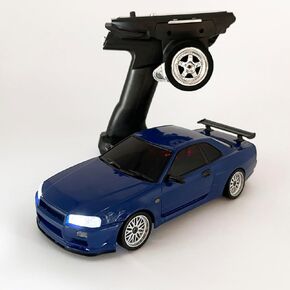 RC DRIFT CAR مع GYRO 1/18 SCALE LDRC DRIFT CAR التحكم عن بُعد RWD HOBBY HOBBY DRIFTING SPRIMTING 2.4 GHZ TOPERILITY TRINTERTLE ESP GYROSCOP