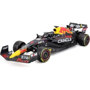 Maisto Tech R/C F1 Red Bull Racing RB18 (2023): 1:24 Scale Remote Control Car, Faithful Formula 1 Car, 2.4 GHz, Pistol Grip Control, 23 cm, Black (582356)