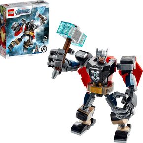 LEGO 76169 Super Heroes Marvel Avengers Thor Mech Armour Set, Action Figure Toy with Thor Minifigure