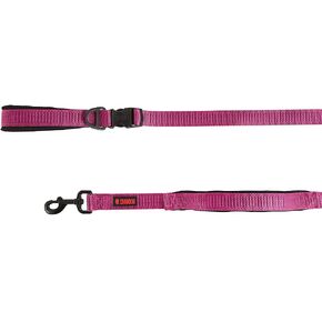 KONG Comfort Ultra Durable Traffic Padded Handle Hands Free Quick Control Leash 6' (Pink)