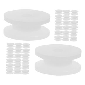 ERINGOGO 50Pcs Plastic Belt Pulley Hole Gear for Rc Car Plane High Performance Easy to Install Reliable for Science Projects and Mechanical Models