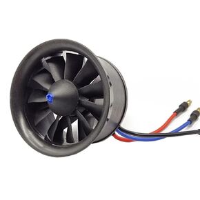 50 مم EDF 11 شفرات معجبة مع محرك بدون فرش ، 4900KV 3S أقصى دفع 770G ل RC JET Airplane
