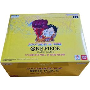 OP07 500 Years into The Future Booster Box Display Factory Sealed for One Piece Card Game (24 Packs) English