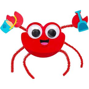 Fun Express Cute Crab Magnet Craft Kit - Makes 12, Vacation Bible School 2024