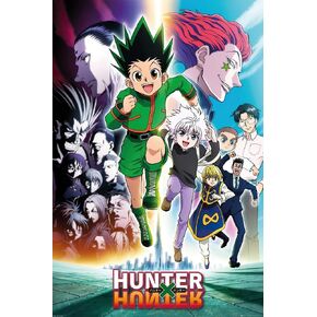 POSTER STOP ONLINE Hunter X Hunter - Manga/Anime TV Show Poster (Key Art - Running) (Size 24 x 36)