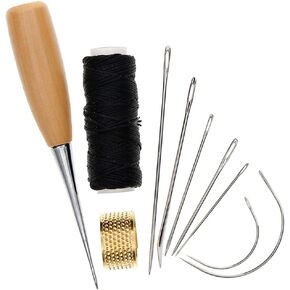 Mllepjdh 1 Set Sewing Needle Awl Leather Craft Sewing Accessories Stitching Awl Sewing Leathercraft Shoe Repair Tools Stitching Leathercraft Tool