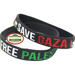 Palestine Flag wristbands (12 Pack) Silicon band FREE Palestine FREE Gaza Freedom Revolutionary Badges Jerusalem souvenirs Arab Shemagh Arafat فلسطين AL-AQSA GAZA Islamic Gifts