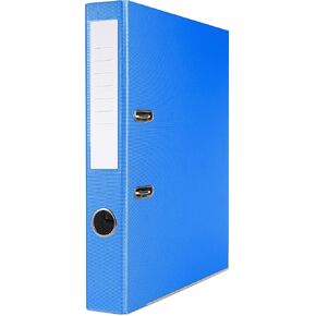 Products Pack of 24 Folders Blue DIN A4 / 50 mm/Paper Cardboard/Plastic Cover PP Slotted Folder Office File Cardboard Folder Metal Edge Protection