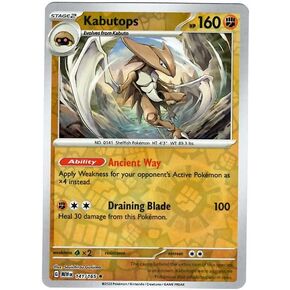 Pokemon - Kabutops 141/165 - Pokemon 151 - Reverse Foil - Single Card