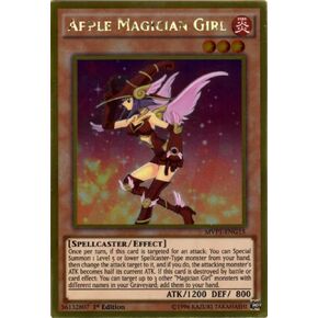 يو جي- أوه! - Apple Magician Girl (MVP1 -ENG15) - الجانب المظلم من Dimensions Movie Pack Gold Edition - 1st Edition - Gold Rare