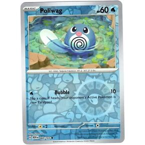 Pokemon - Poliwag 060/165 - Pokemon 151 - Reverse Foil - Single Card