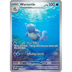 Pokemon - Wartortle 171/165 - Pokemon 151 - Illustration Art Rare - Single Card