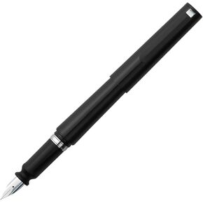 Sailor TUZU ADJUST Fountain Pen, Fine Nib (F), Rotating Nib Feature and Natural Fit Grip, Includes 2 Ink Cartridges (Black) and Converter, Perfect for Beginners and Seasoned Users, Black, 12-0541-220