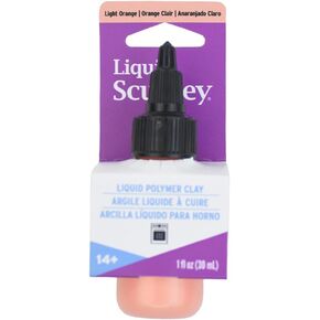 Liquid Sculpey® Liquid Polymer Oven-Bake Clay, Light Orange, 1 oz. Bottle, Non Toxic