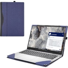 Laptop Cover Case for Dell Pro 16 Plus Laptop Notebook PC (NOT Working with Other Dell Models). 2-in-1 PU Leather Detachable Notebook Sleeve (Black)