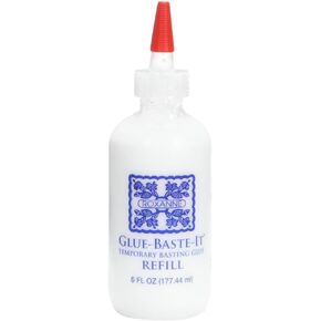 Colonial Needle Roxanne Glue Baste-It 6oz Refill, 6 oz, White