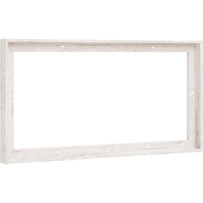 Pixy Canvas Floater Frame 10x20 for 3/4 (0.75) inch Deep Canvas Paintings/Canvas Prints/Wood Canvas Panels/Wall Art/Wall Decor/Home Decor/Artwork (Distressed White, 10 x 20 inch, Landscape)