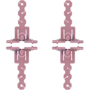 4Pcs Knitting Machines Tensioner, Knitting Maschine Replacement Tensioner, Knitting Machine Tensioner Accessories Removable Yarn Tensioner Adapter(Pink)