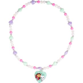 LUV HER Girls Jewelry Set - Dress Up 3 Piece Toy Jewelry Box Set with Bead Necklace, Bracelet, and Ring - Gabby's Dollhouse Play Accessories - Ages 3+