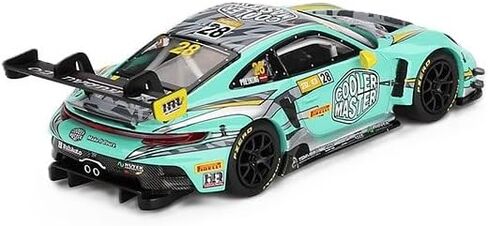 Diecast Model Car Compatible with Mini GT 1:64 Porsche 911 GT3 R #28 HubAuto Racing2023 FIA GT World Cup 70th Macau Grand Prix Limited Edition MGT00804 in Saudi Arabia