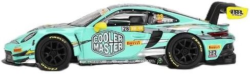 Diecast Model Car Compatible with Mini GT 1:64 Porsche 911 GT3 R #28 HubAuto Racing2023 FIA GT World Cup 70th Macau Grand Prix Limited Edition MGT00804 in Saudi Arabia