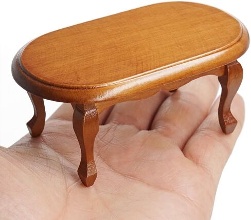 طاولة Dollhouse Dollhouse الأثاث المصغر: 1/12 Scale Doll House Coffee Table - Table Mini in Kuwait