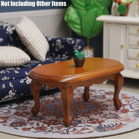 طاولة Dollhouse Dollhouse الأثاث المصغر: 1/12 Scale Doll House Coffee Table - Table Mini in Kuwait