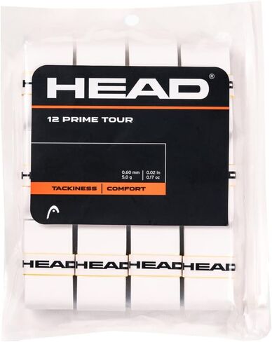 مضرب HEAD Xtreme الناعم - شريط قبضة مضرب التنس - 12 قطعة، أبيض in Kuwait