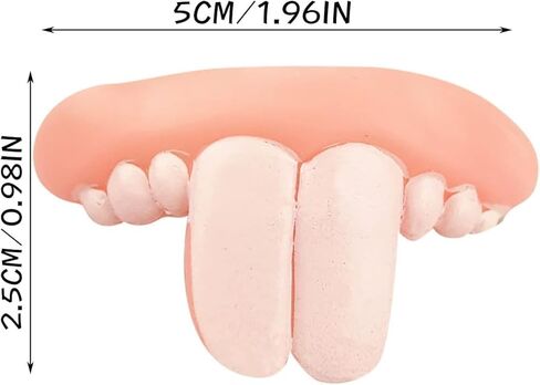 1Pc White Fake Teeth Fake Teeth for Dogs,Dog Toys,Funny Braces, Christmas Costume Suitable Chew Toys Pet Supplies in Saudi Arabia