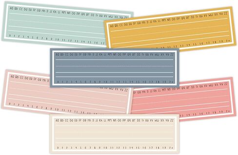 Whaline 48pcs Boho Color Name Name Tags MulticoLor Planting Classroom Bulletin Board Label in Saudi Arabia
