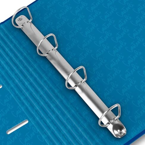 72997 - Basic Die -Cut 4 Binder ، غطاء مبطن غير لامع ، حجم 320 × 275 × 40 مم ، ألوان متنوعة ، حلقات 40 مم (أرجواني) in Saudi Arabia