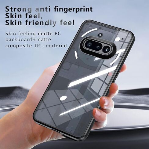 for Xiaomi Poco X6/Redmi Note 13 Pro 5G Case,high qualit,PC Material Carbon Fiber,Hard Shell,Scratch Resistant,FlexibleFull Protection,Anti-Skid-Black in Saudi Arabia
