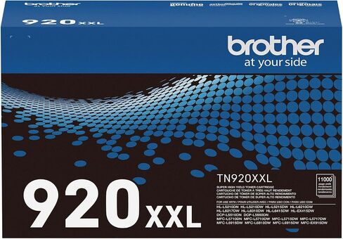خرطوشة حبر أصلية من Brother TN920XL عالية الإنتاجية باللون الأسود، عبوة واحدة in Saudi Arabia