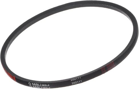 أحزمة O-600 V - [طول الملعب 622 مم × عرض 10 مم × سمك 6 مم] حزام محرك مطاطي لاستخدام نقل الطاقة، أسود، 40 درجة in Saudi Arabia