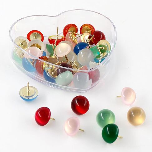40 Pack Cat's Eye Devinative Push Pins ، Thumb Toots for Bulletin Board Decor in Kuwait