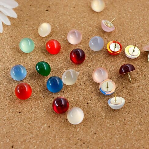 40 Pack Cat's Eye Devinative Push Pins ، Thumb Toots for Bulletin Board Decor in Kuwait
