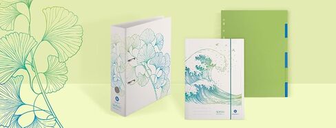 50033393 Max.File Folder ، A4 ، 8 cm ، Motif: Greenline Wave ، 1 قطعة in Kuwait