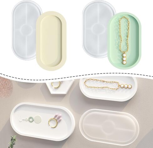 GO Resin Coaster قوالب من أجل الإبوكسي ، قوالب صابون صابون مربعة مربعة مربعة سداسي سداسي لحرف الراتنج ، قوالب السيليكون الجص الجص الجص مع الجوانب للمبتدئين (3.2 بوصة صغيرة) in Kuwait