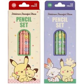 Pikachu (حزمة واحدة ، حزمة عشوائية) أقلام الرصاص ، قلم رصاص سداسي 2B ، 10 عدد (10count ، ب)