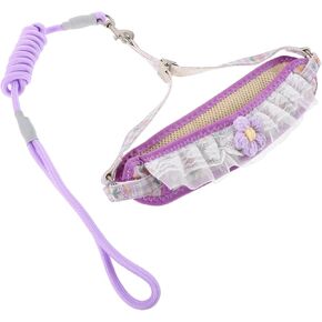 Dog and Leash Small and Medium Pets Adjustable Design for Puppies and Kittens Material for Outdoor Walking and Training