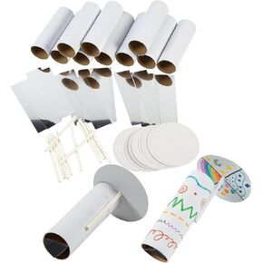 Fun Express Bulk DIY STEAM Kaleidoscope Kit Makes 50