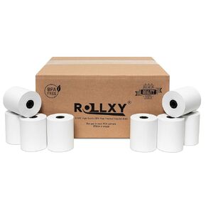 3-1/8" x 220' THERMAL PoS RECEIPT PAPER - 10 NEW ROLLS - MADE IN THE U.S.A.!