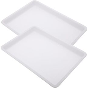 2pcs Water Painting Trays Art Drawing Plates for Lightweight and Easy to Clean for Arts Crafts Convenient Storage for Young Artists