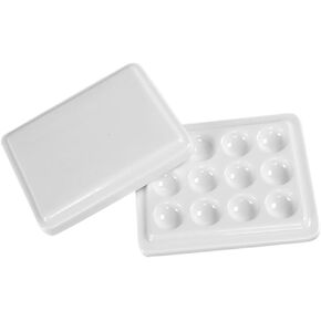Angoily Watercolor Palette Reusable Color Mixing Tray for Artists Students and DIY Crafts Dustproof Design for Efficient Use