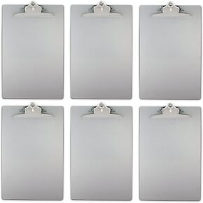 Saunders 22519 Recycled Aluminum Clipboard with High Capacity Clip - Legal Size - 8.5 x 14 inches (6)