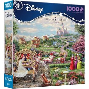 Ceaco - Thomas Kinkade - Disney - Cinderella - Happily Ever After - 1000 Piece Jigsaw Puzzle