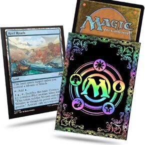 60CT MTG Card Sleeves, Textured Back Art Sleeve, MTG Sleeves Matte Back Finish, 66x92mm Card Sleeve for Baseball Cards,Trading Cards,Game Cards